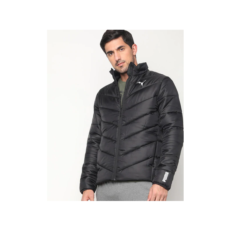 Quilted Front-Zip Jacket