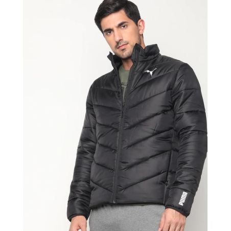 Quilted Front-Zip Jacket