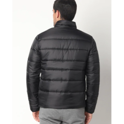 Quilted Front-Zip Jacket