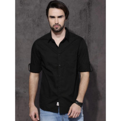 Men Black Pure Cotton...