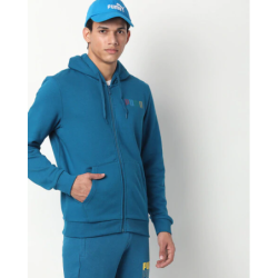 Zip-Front Hooded Jacket