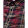 Men Maroon & Navy Blue Checked Pure Cotton Casual Sustainable Shirt