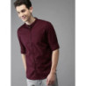 Men Maroon Pure Cotton Casual Shirt