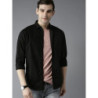 Men Black Slim Fit Casual Shirt