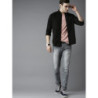 Men Black Slim Fit Casual Shirt