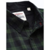 Men Olive Green & Black Checked Sustainable Casual Shirt