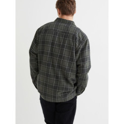 Men Green Relaxed Fit Checked Shirt