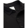 Men Black Slim Fit Cotton Casual Shirt