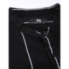 Men Black & White Slim Fit Striped Casual Shirt