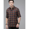 Men Multicoloured Regular Fit Checked Sustainable Casual Shirt