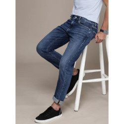 Men Blue Slim Fit Light...