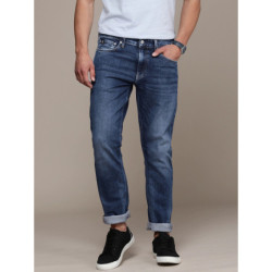 Men Blue Slim Fit Light Fade Stretchable Jeans