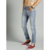 Men Blue Skinny Fit Mid-Rise Clean Look Stretchable Jeans