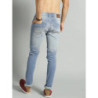 Men Blue Skinny Fit Mid-Rise Clean Look Stretchable Jeans
