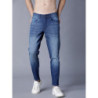 Men Blue Tapered Fit Mid-Rise Clean Look Stretchable Jeans