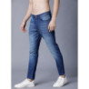 Men Blue Tapered Fit Mid-Rise Clean Look Stretchable Jeans