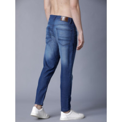 Men Blue Tapered Fit Mid-Rise Clean Look Stretchable Jeans