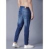 Men Blue Tapered Fit Mid-Rise Clean Look Stretchable Jeans