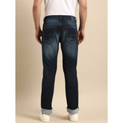 Men Blue Slim Fit Light Fade Mid Rise Stretchable Jeans