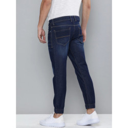 Men Blue Slim Jogger Fit Light Fade Stretchable Jogger Jeans