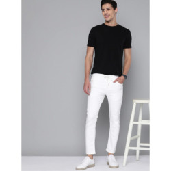 Men Off White Skinny Fit...