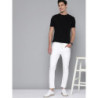 Men Off White Skinny Fit Stretchable Jeans
