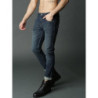 Men Navy Blue Skinny Fit Mid-Rise Clean Look Stretchable Jeans