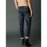 Men Navy Blue Skinny Fit Mid-Rise Clean Look Stretchable Jeans