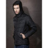 Black Hooded Puffer Jacket