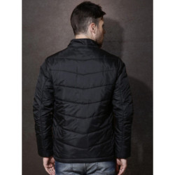 Black Hooded Puffer Jacket
